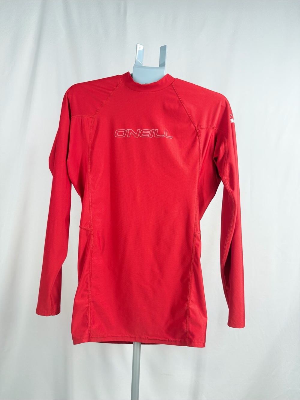 O'Neill Men XL Rash Guard LongSleeve Surf Shirt UPF 50+ Red PerformanceFit Swim